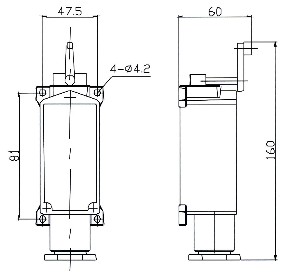 BZX51-5防爆行程開(kāi)關(guān)外形尺寸圖.jpg