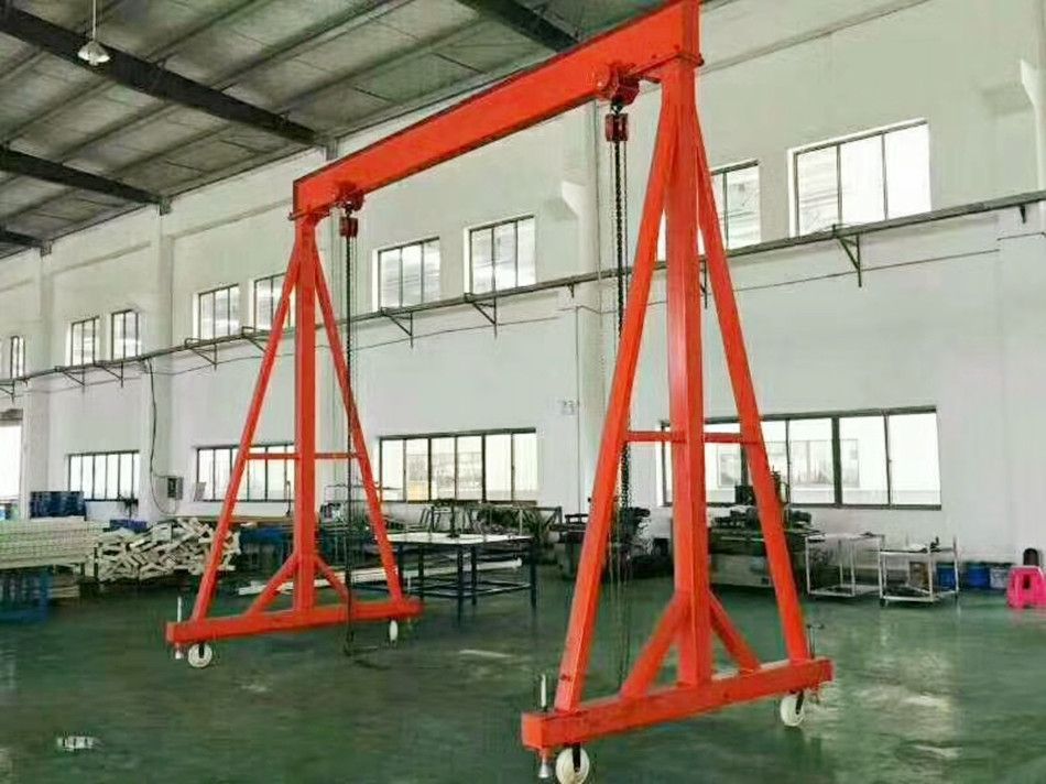 平頂山手推龍門架、簡易型、小型門式起重機(jī)生產(chǎn)廠家