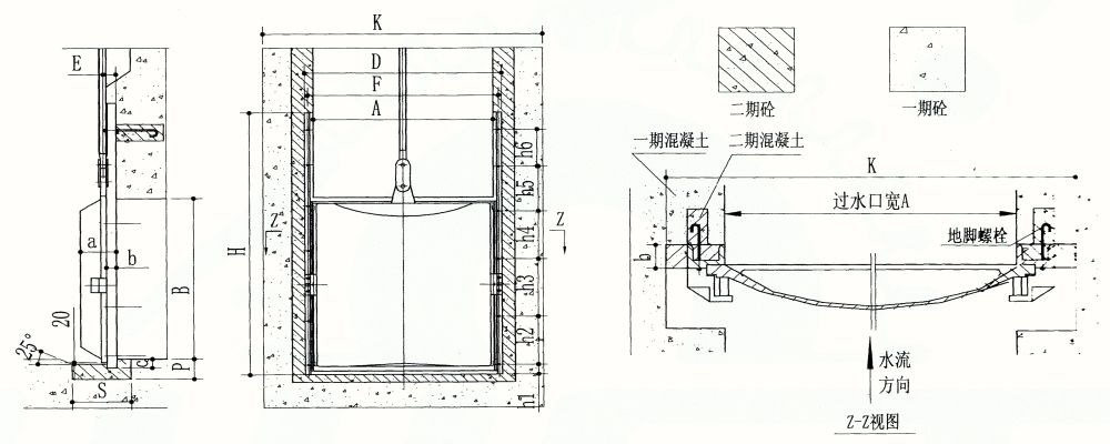 整體平面鑄鐵小閘門基礎安裝示意圖.jpg