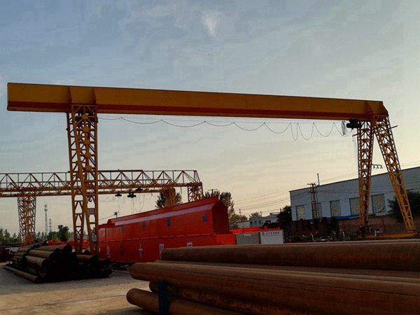 江蘇南京龍門吊租賃120t45m大型龍門吊已進場